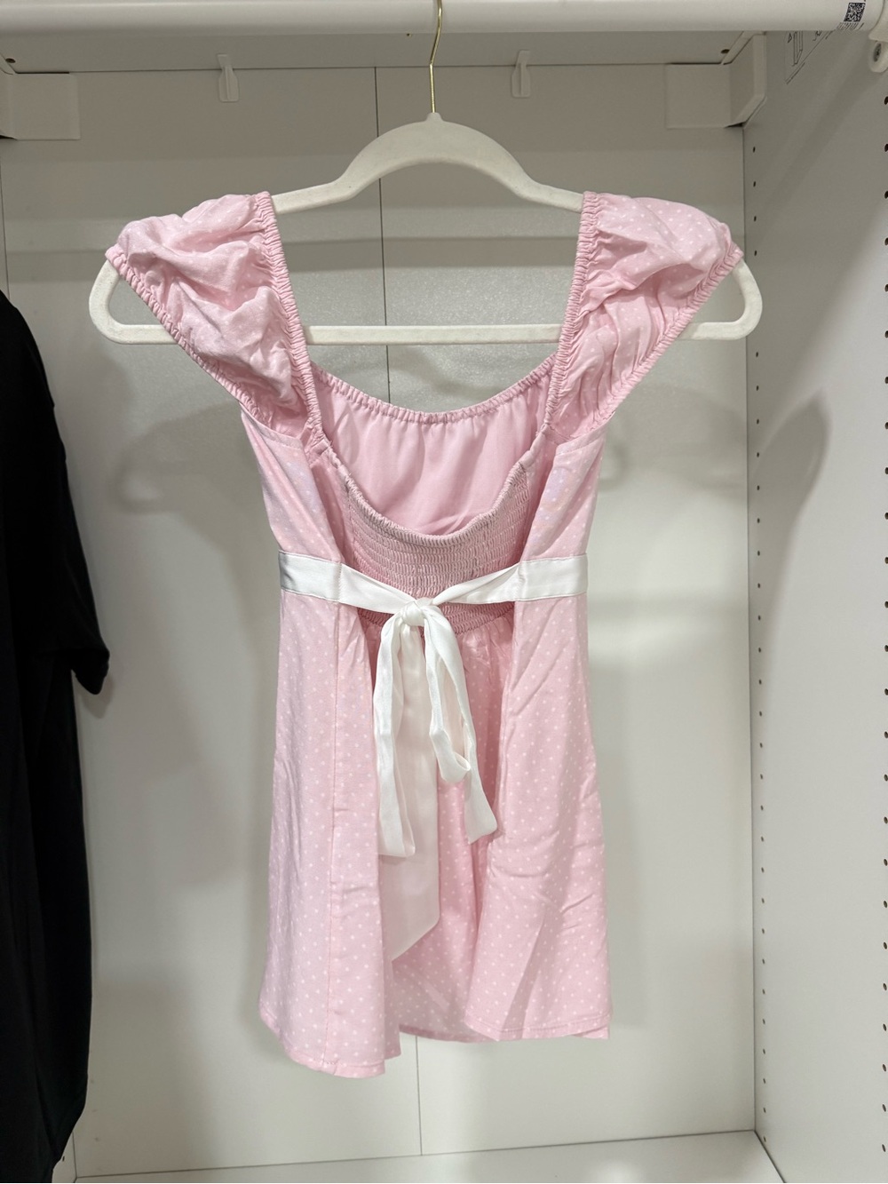 Easy Satin Tie Babydoll Top - Picture 2 of 4